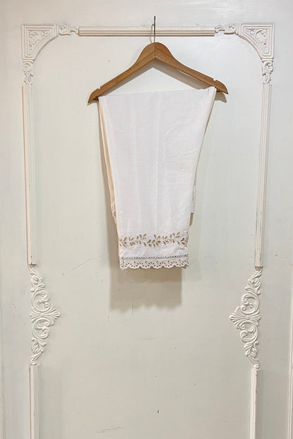 Ivory Cut Work Pant