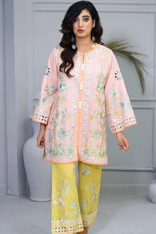 Peachy Pink & Yellow Co-Ord Sets