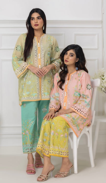 Peachy Pink & Yellow Co-Ord Sets