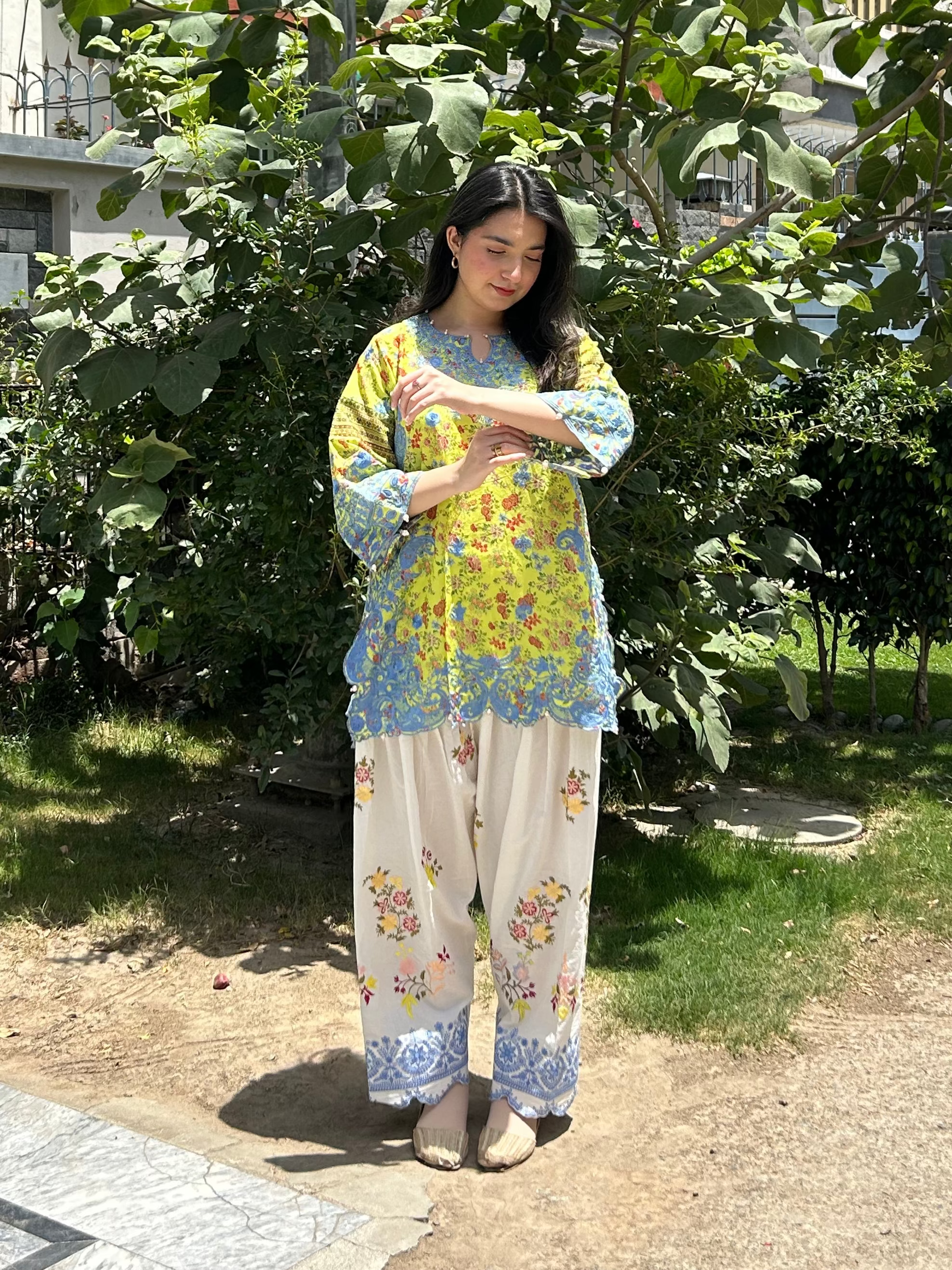 LEMON-PRINTED -CO-ORD