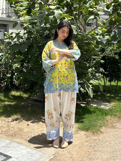 LEMON-PRINTED -CO-ORD
