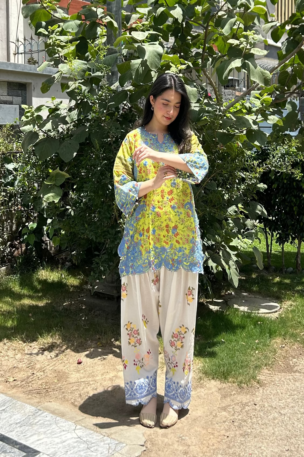 LEMON-PRINTED -CO-ORD