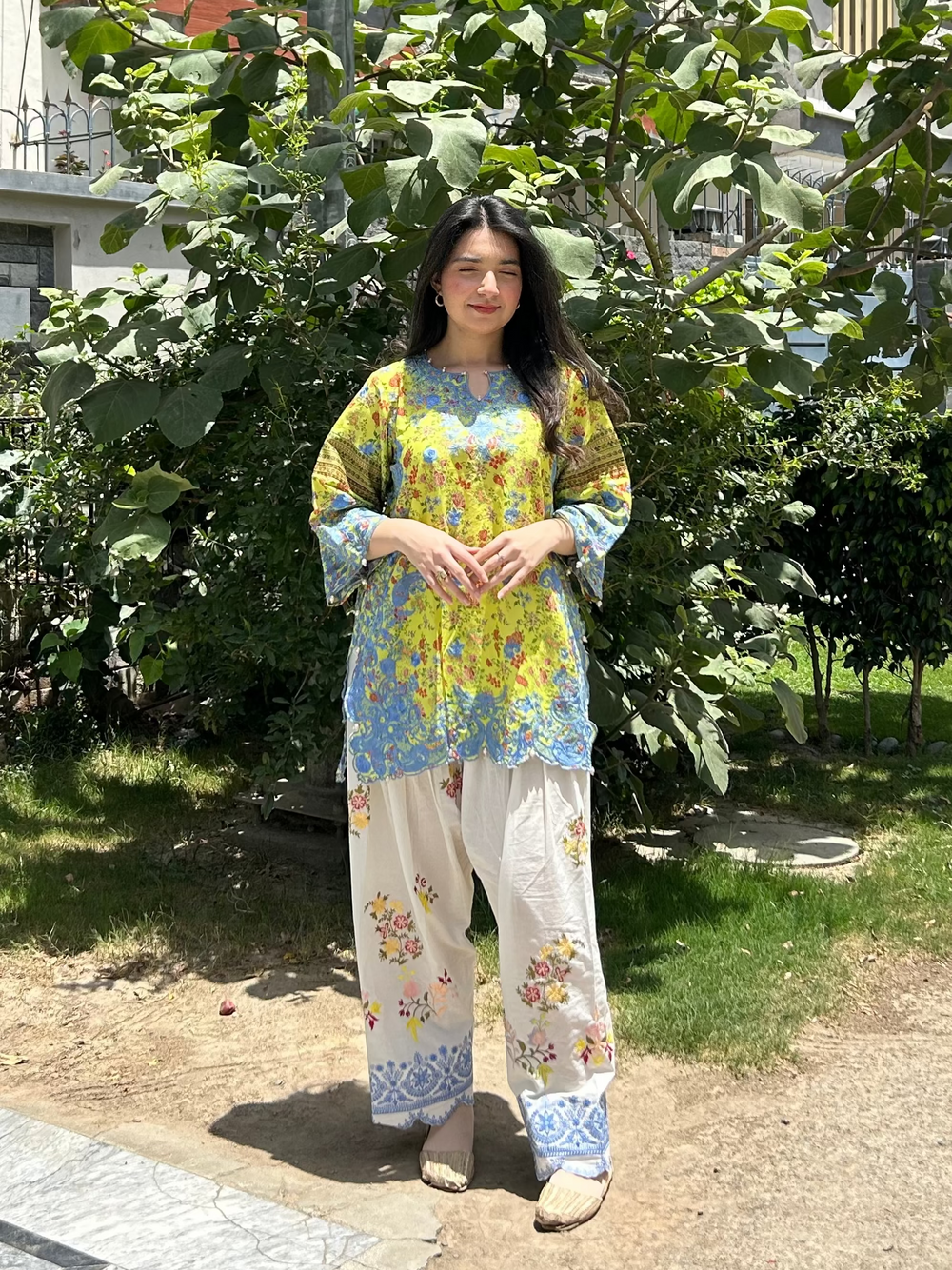 LEMON-PRINTED -CO-ORD