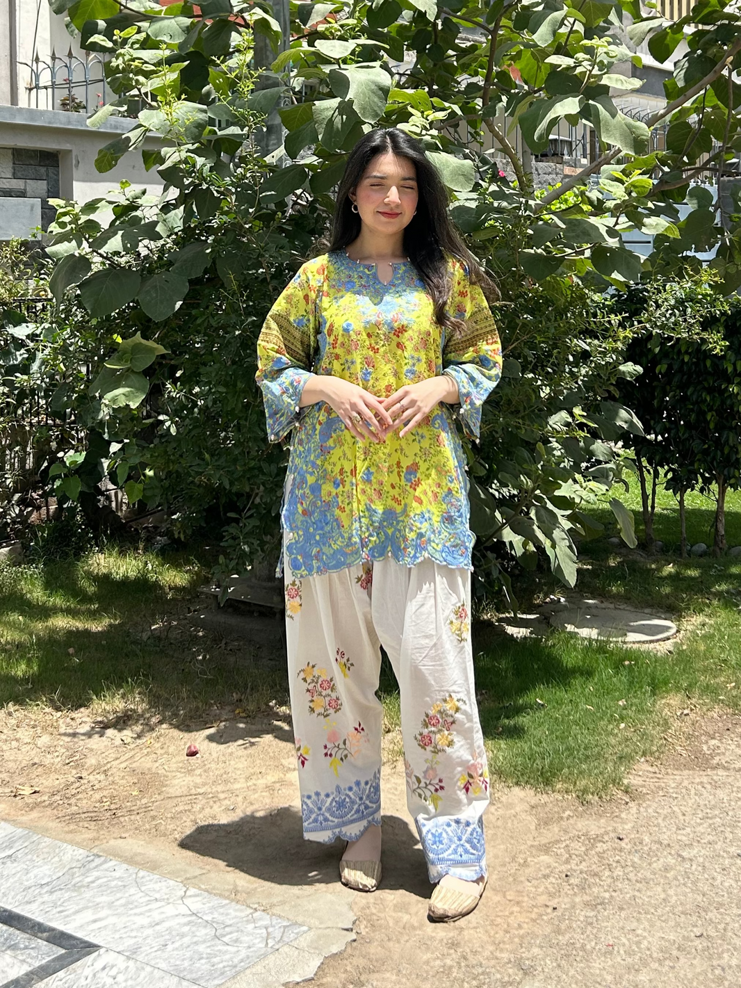 LEMON-PRINTED -CO-ORD