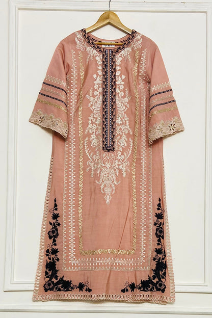 tea pink  long kurta