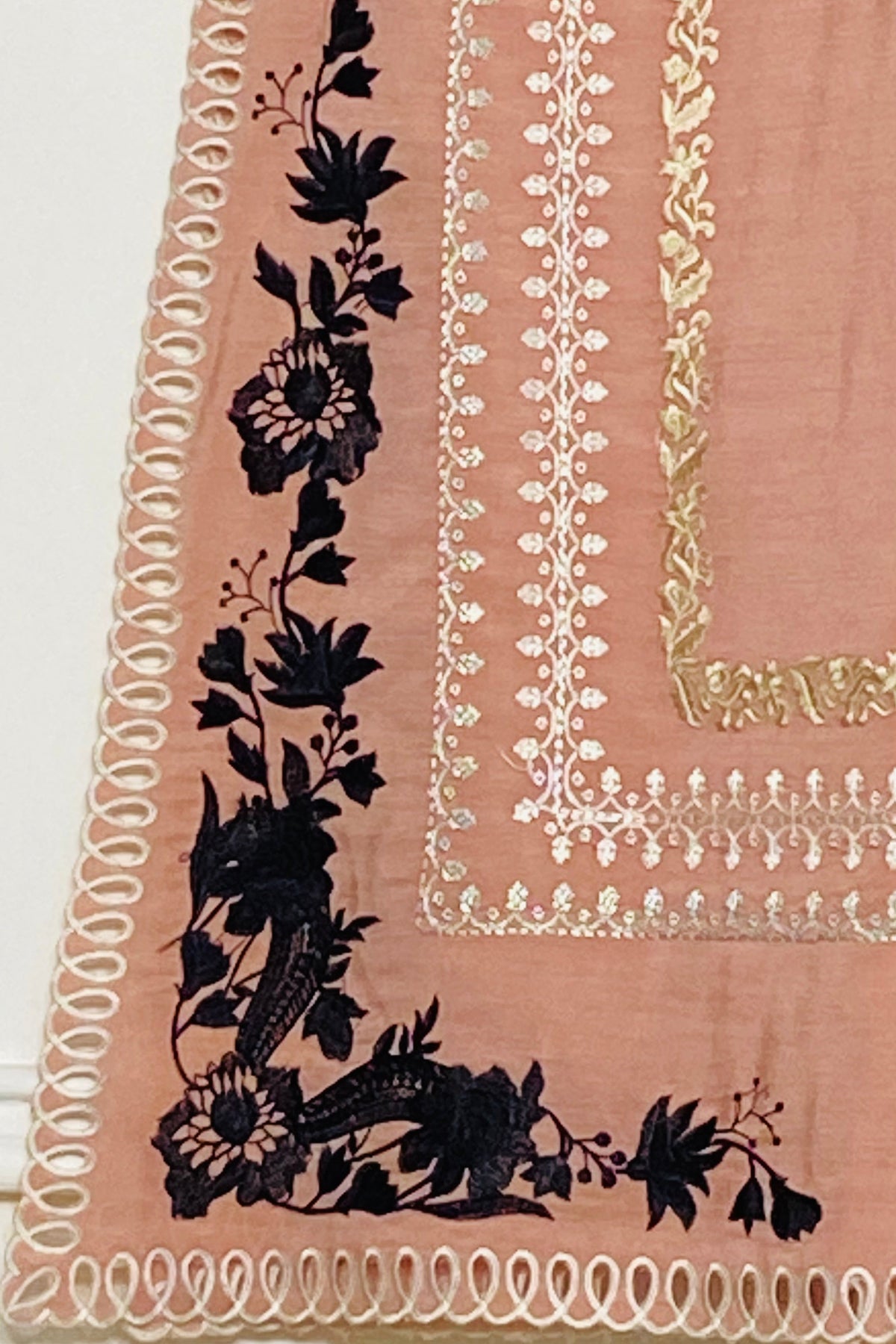 tea pink  long kurta