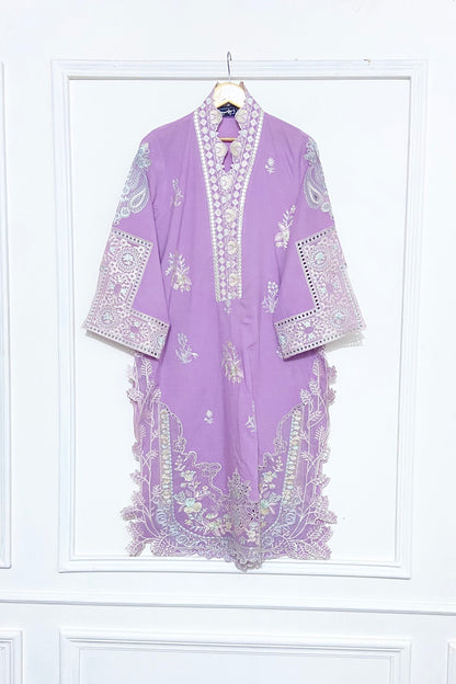 Lavender Embroidered Kurta
