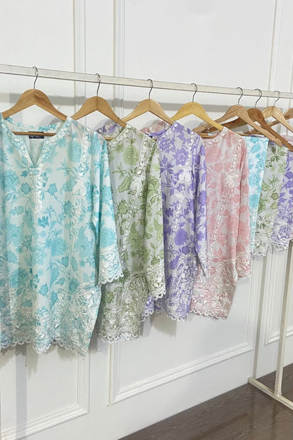 Printed Light Green CO-ORD Set