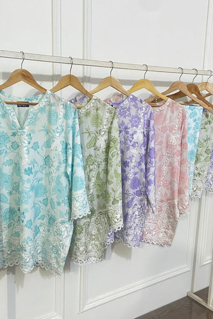 Printed Lilac CO-ORD Set