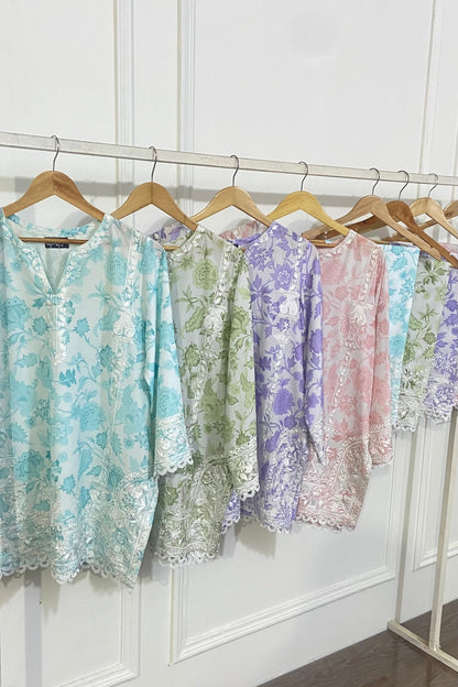 Printed Lilac CO-ORD Set