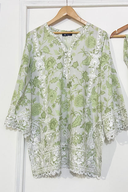 Printed Light Green CO-ORD Set