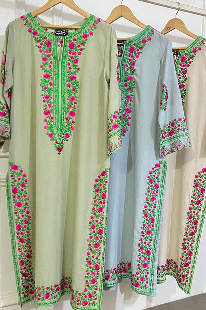sage green pant kurta