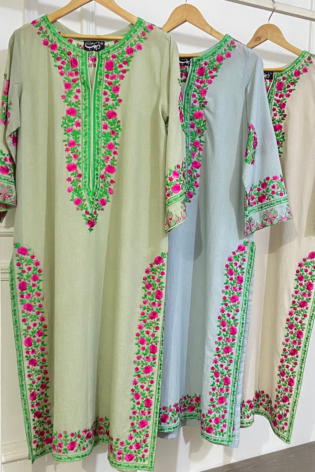 sky grey  pant kurta