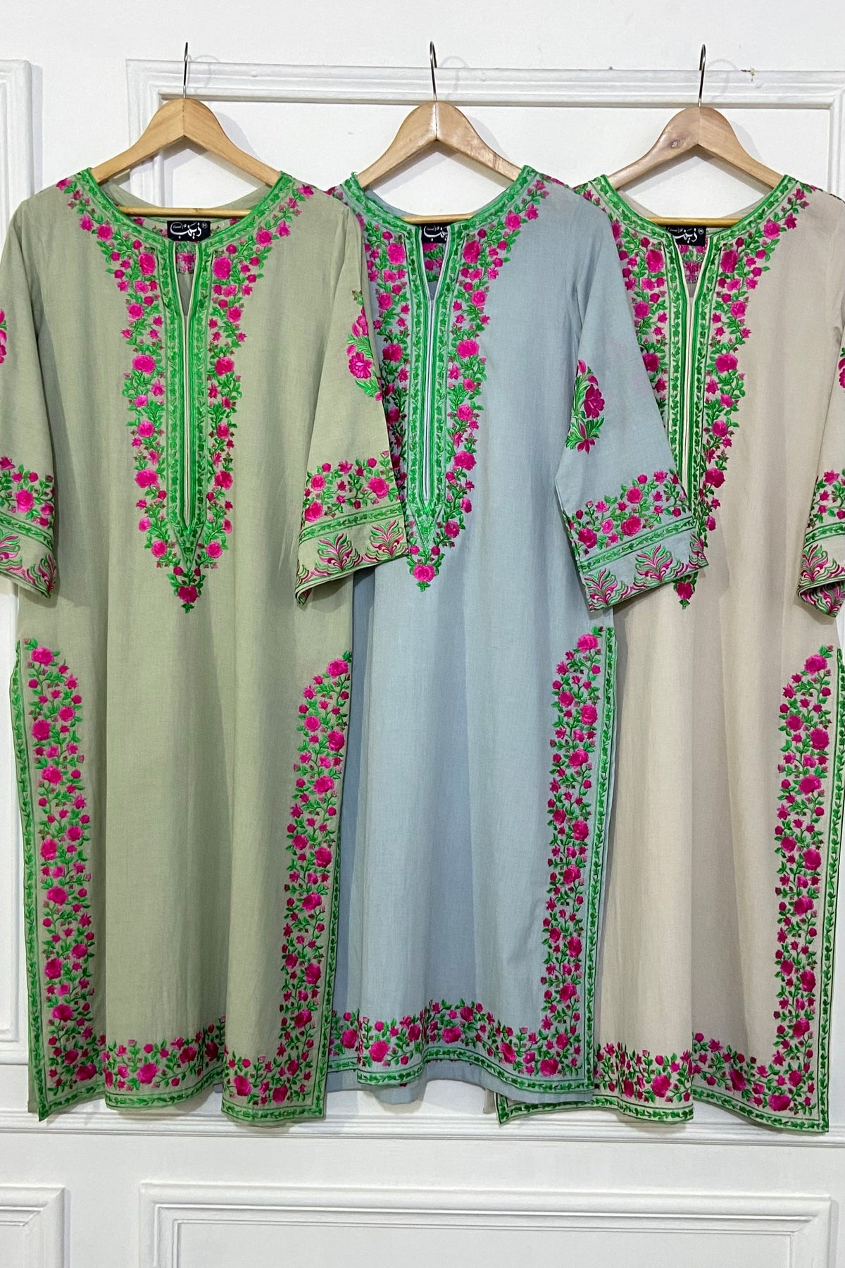 sky grey  pant kurta