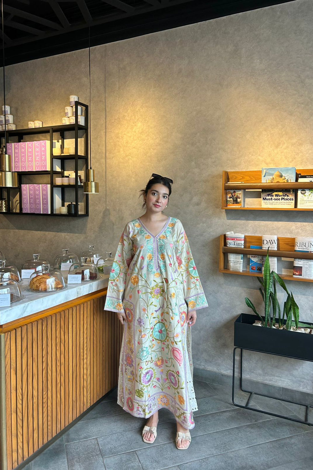 PEARL IVORY KAFTAN