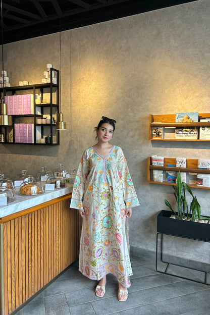 PEARL IVORY KAFTAN