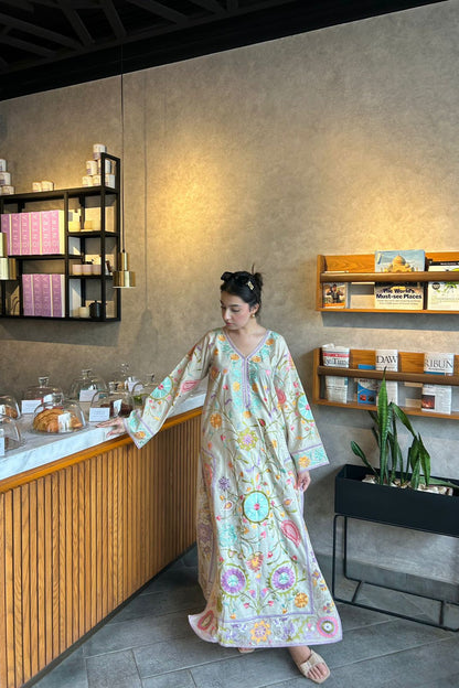 PEARL IVORY KAFTAN