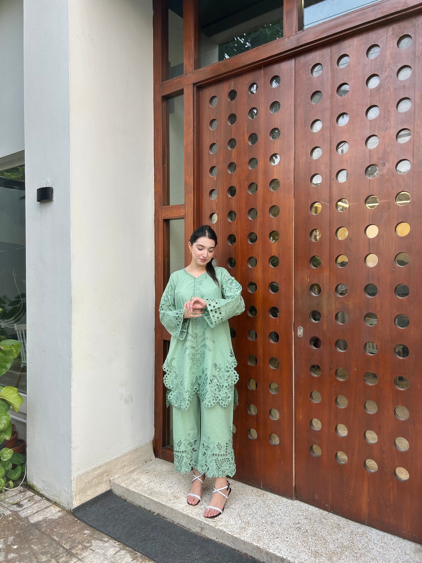 SAGE GREEN  2 PCS coords sets