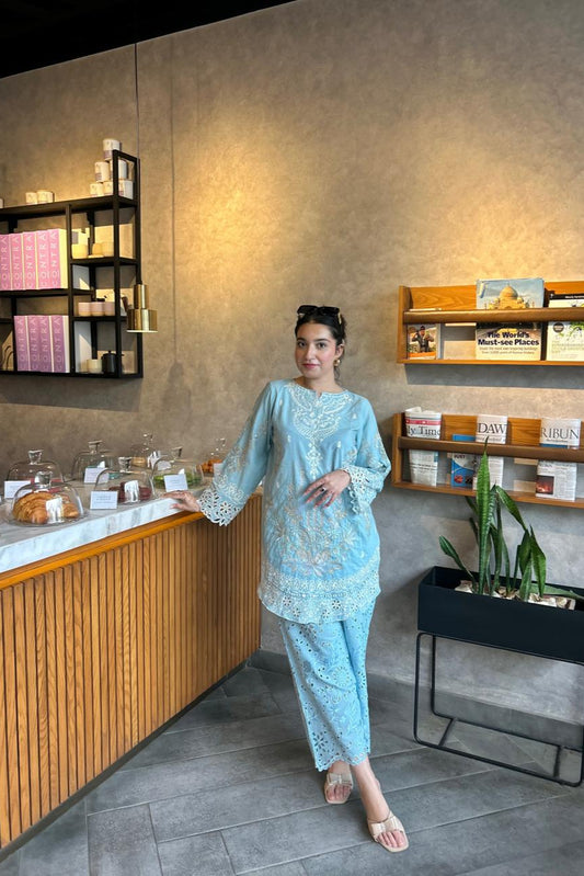 SKY BLUE CO-ORD SET